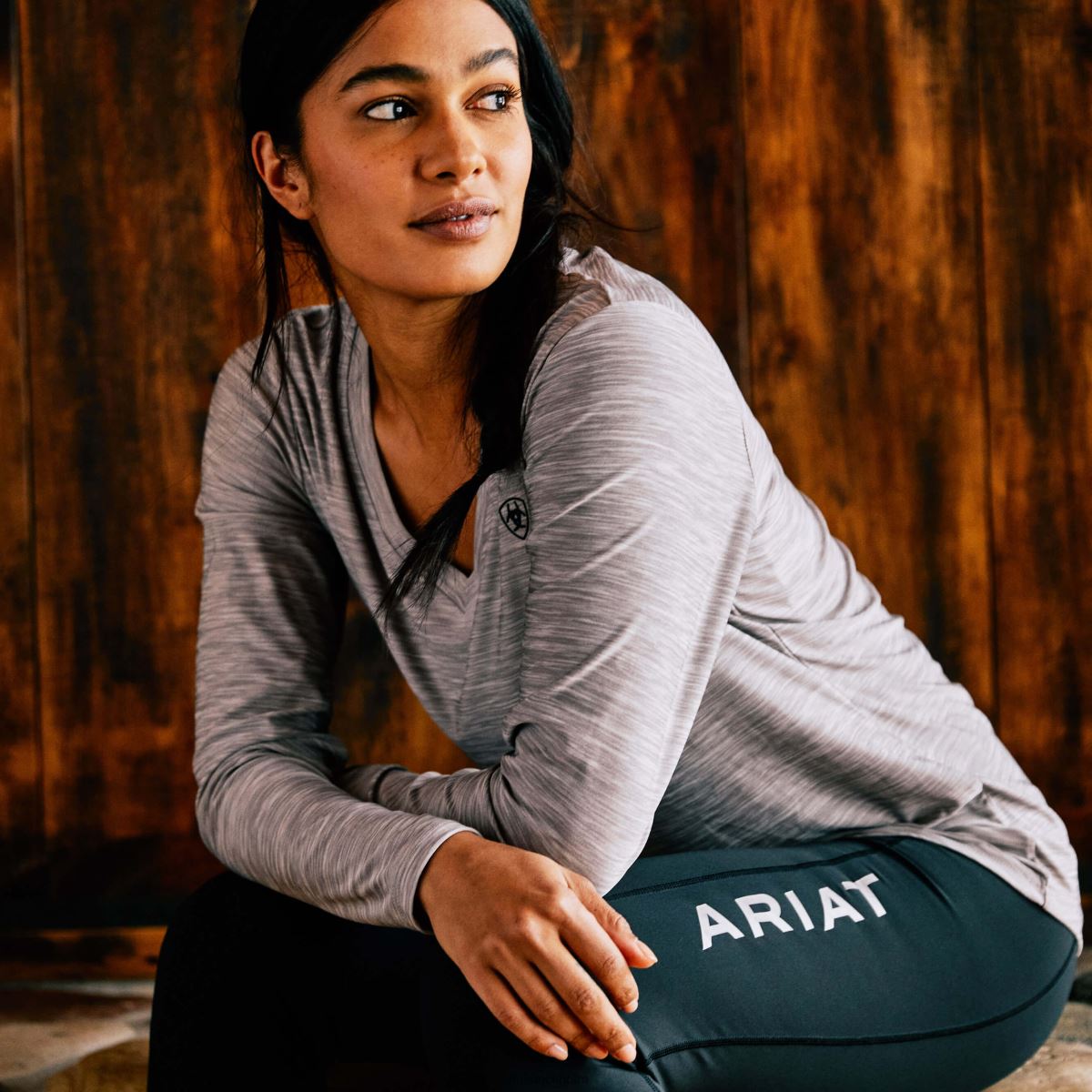 blast Ariat laguna topp gråmelerad kvinnor F04843295