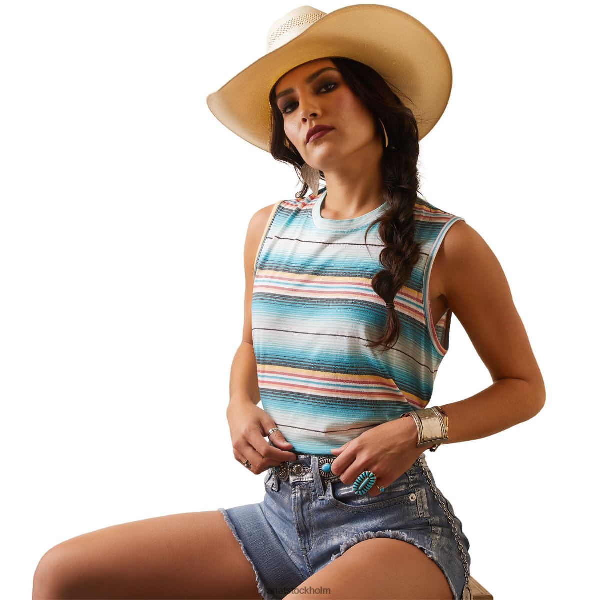 blast Ariat rodeo chica tank multitryck kvinnor F04843147