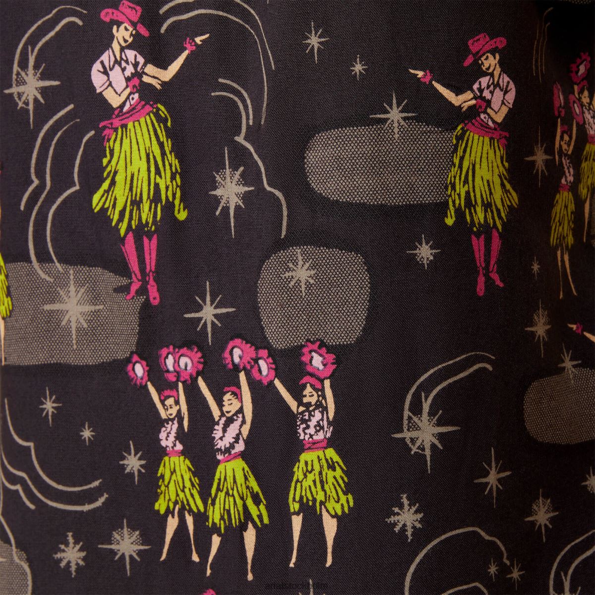 blast Ariat västra aloha topp wa hula tryck kvinnor F04843281