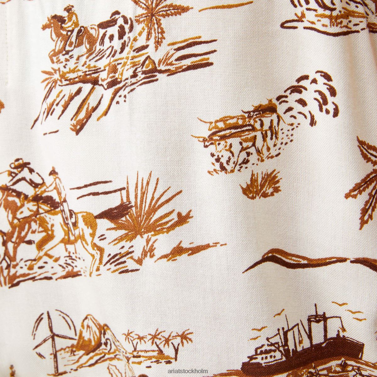 blast Ariat västra aloha topp wa toile tryck kvinnor F04843277