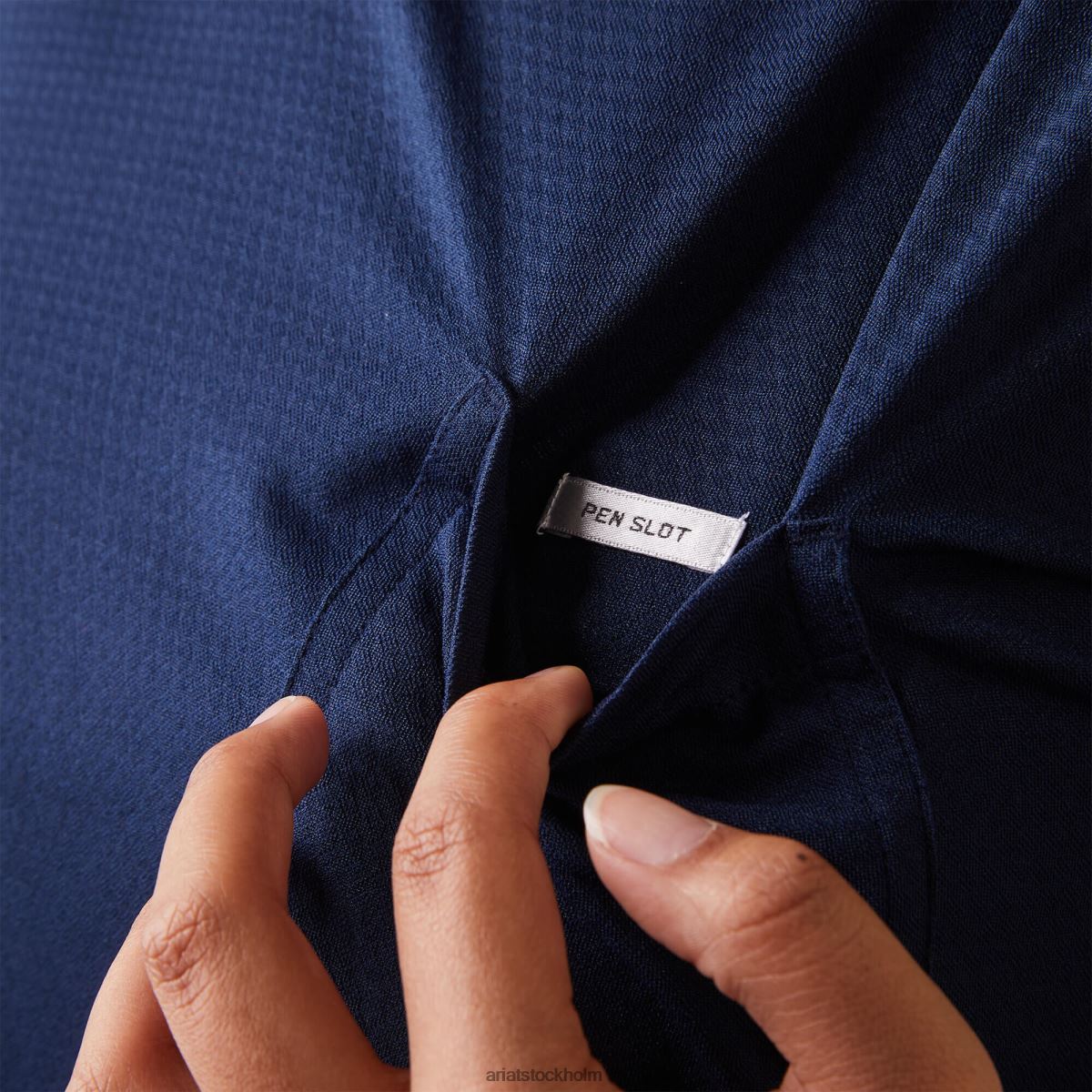 blast Ariat armeringsjärn heat fighter t-shirt marin/skymning kvinnor F04842971