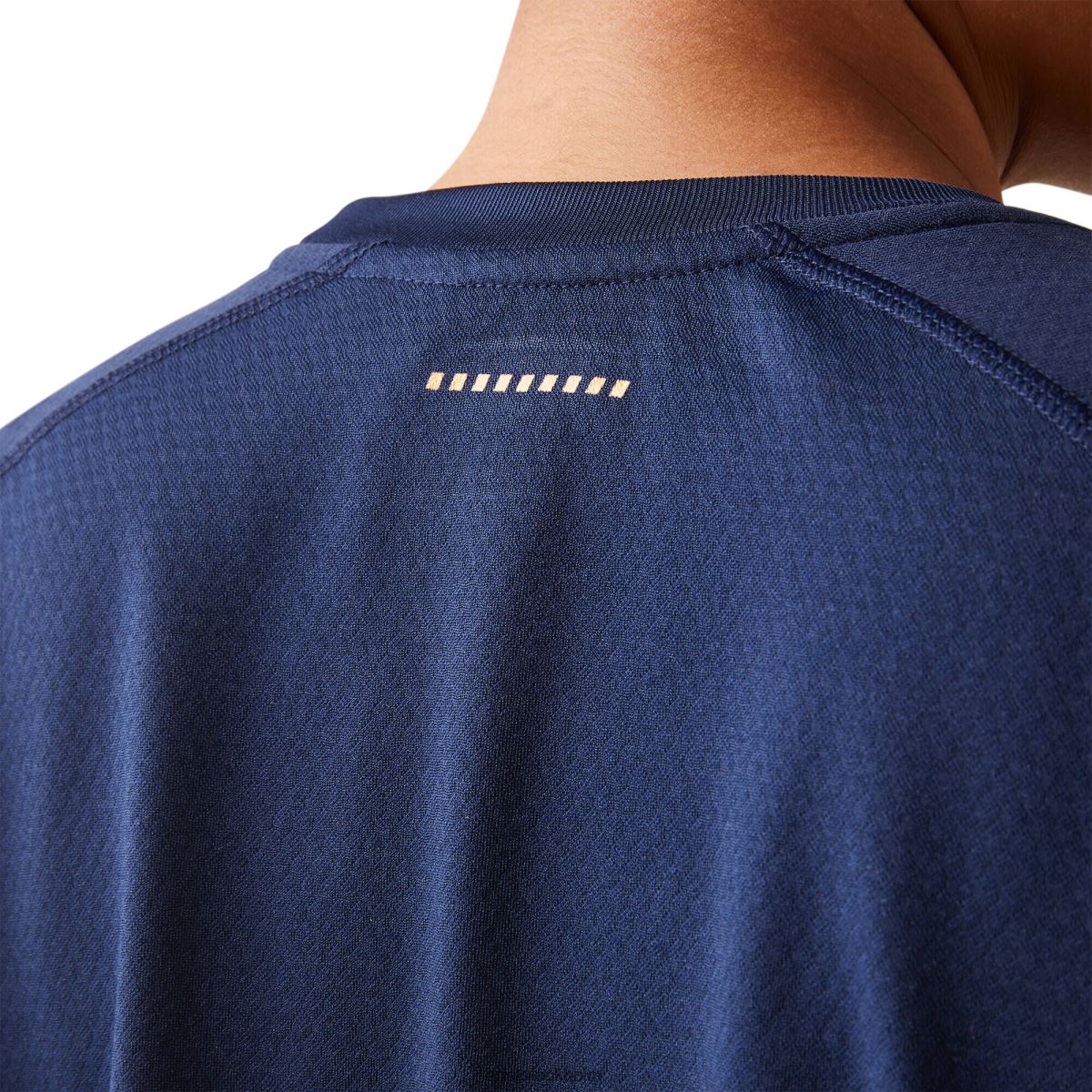 blast Ariat armeringsjärn heat fighter t-shirt marin/skymning kvinnor F04842971