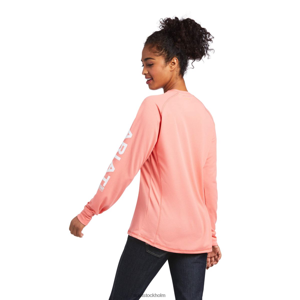 blast Ariat armeringsjärn heat fighter t-shirt sommar melon kvinnor F04842959