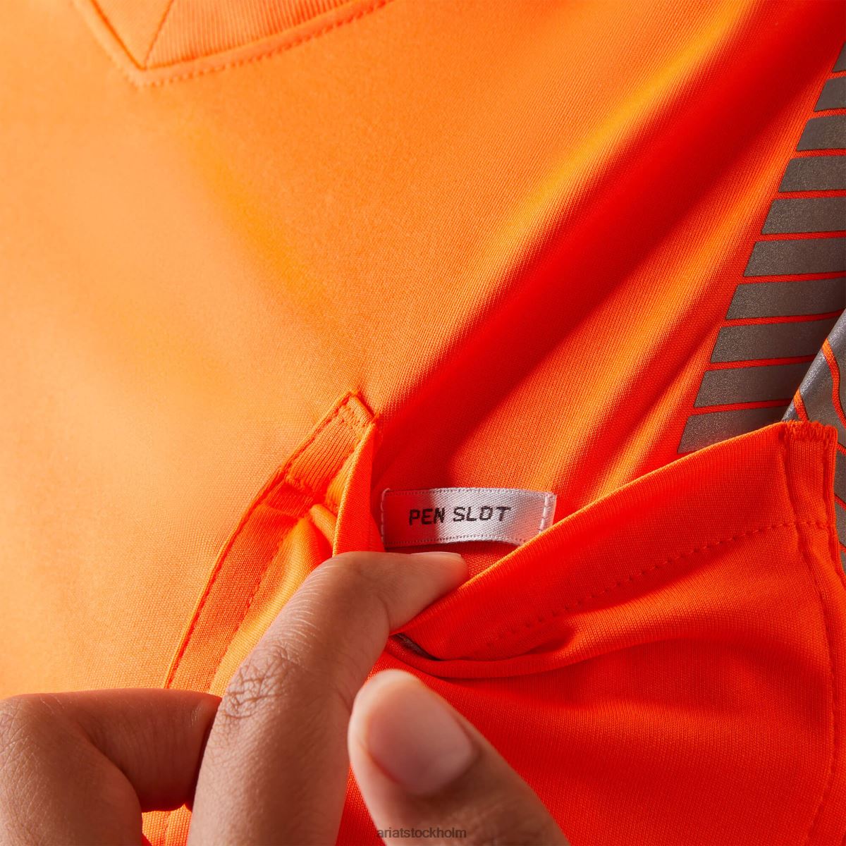 blast Ariat armeringsjärn hi-vis ansi t-shirt hej vis orange kvinnor F04843161