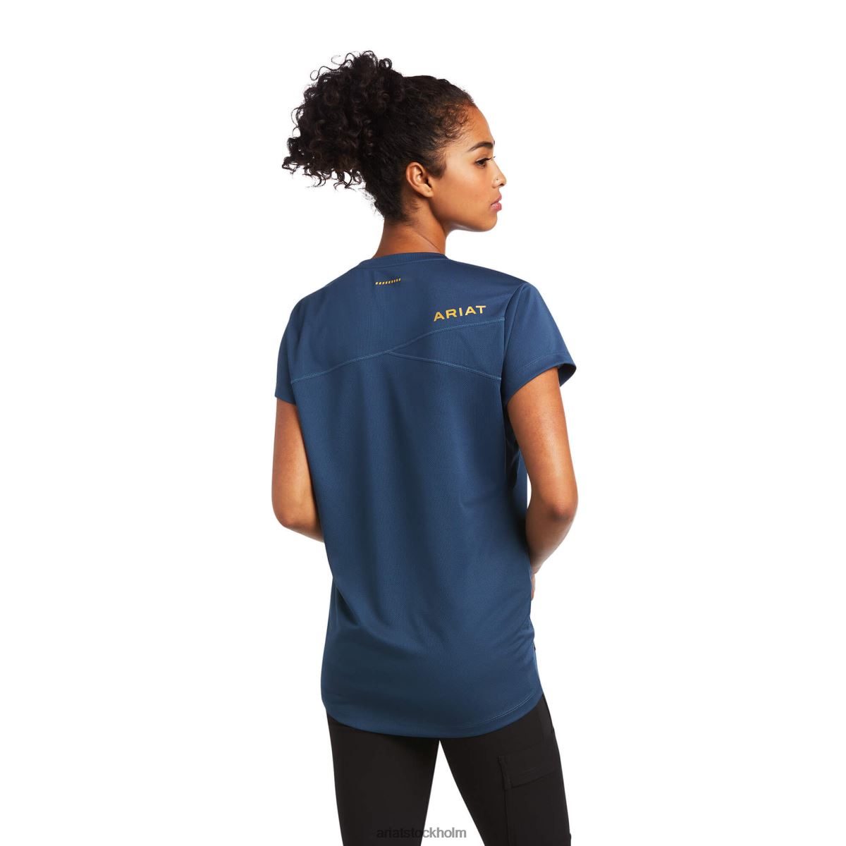 blast Ariat armeringsjärn polartec elite all season t-shirt blå tall kvinnor F04843230