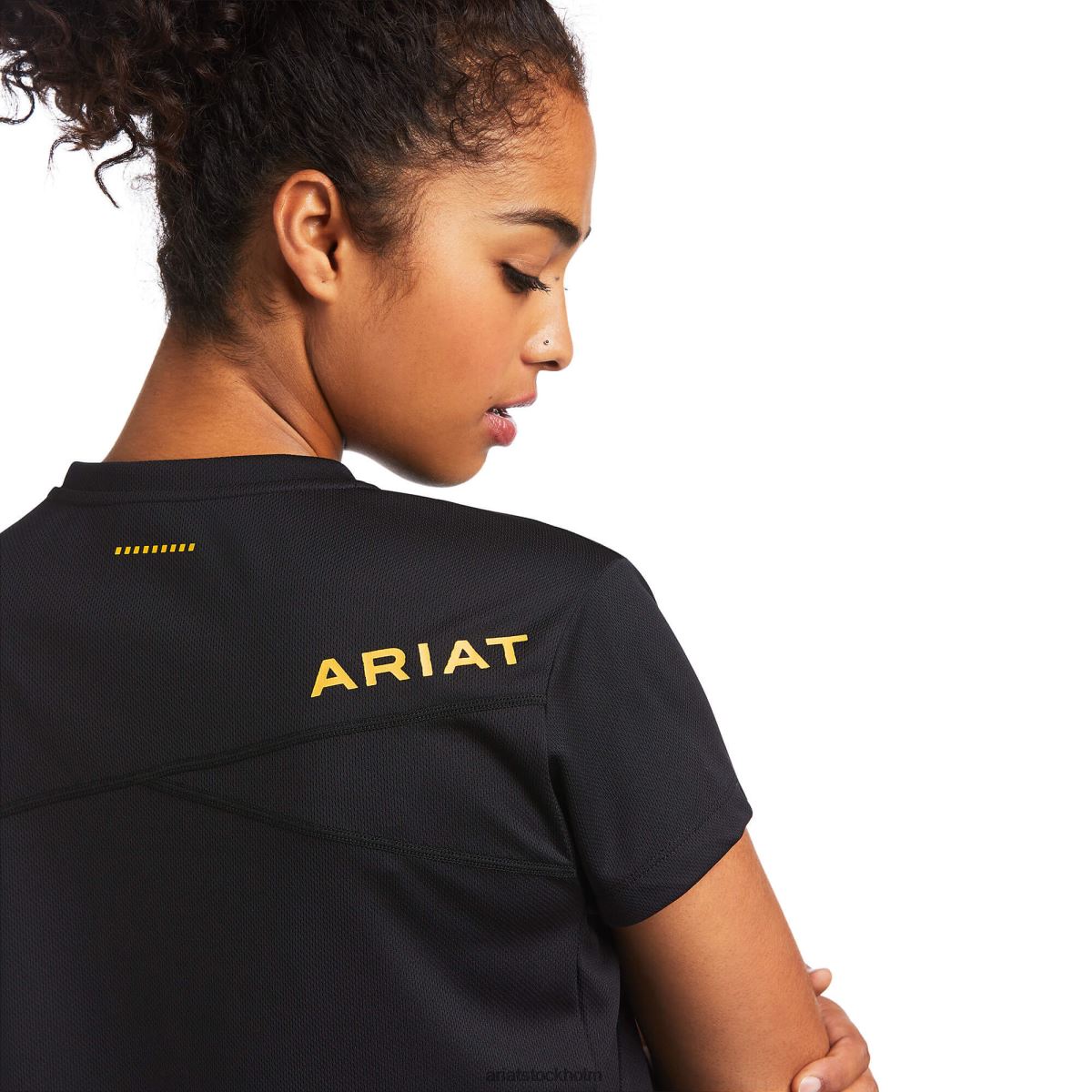 blast Ariat armeringsjärn polartec elite all season t-shirt svart kvinnor F04843245
