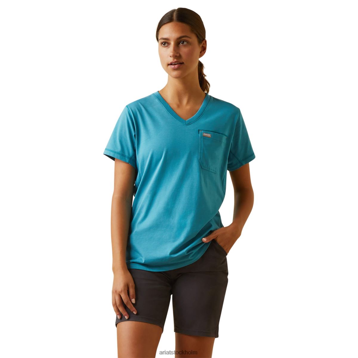 blast Ariat armeringsjärn t-shirt riddarsporre kvinnor F04843213