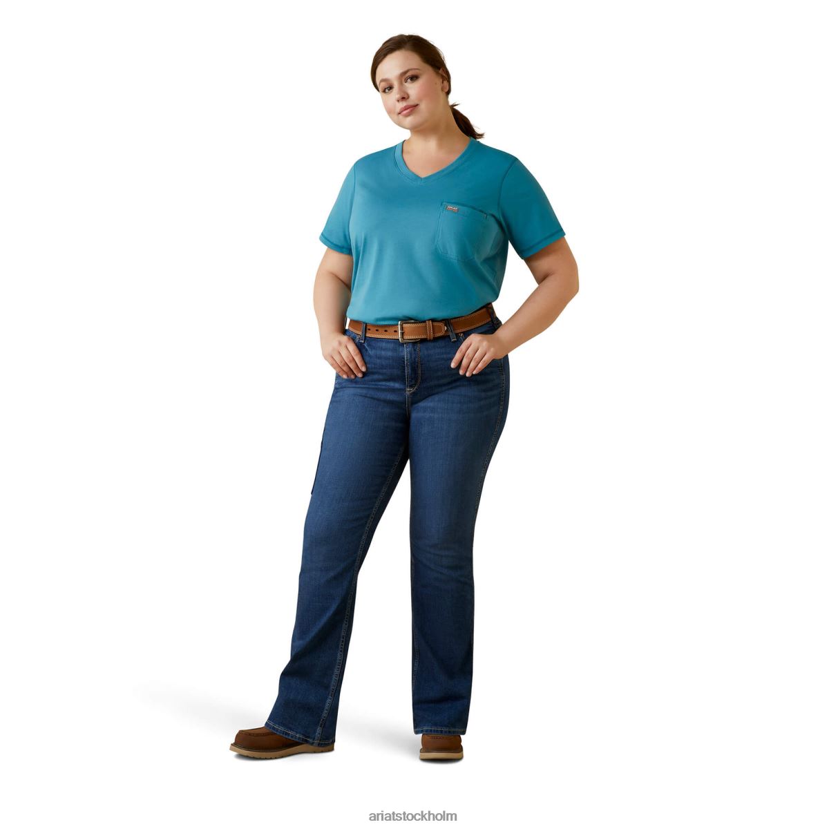 blast Ariat armeringsjärn t-shirt riddarsporre kvinnor F04843213