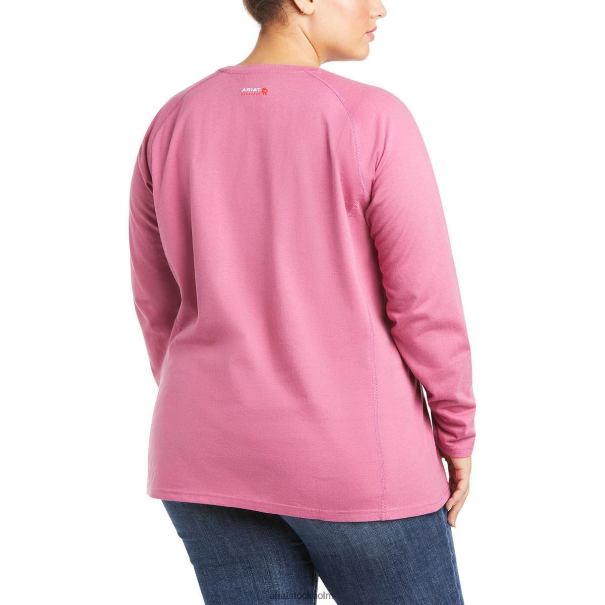 blast Ariat fr air crew t-shirt rosa viol kvinnor F04843027