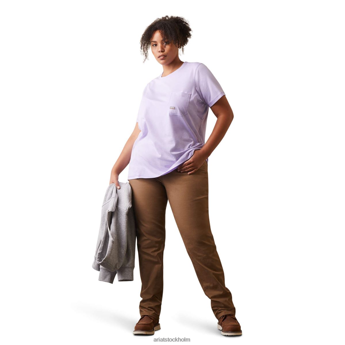 blast Ariat grafisk t-shirt för armeringsjärn lavendel kvinnor F04843125