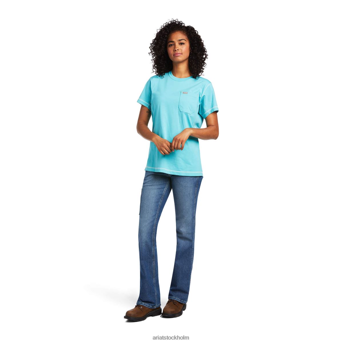 blast Ariat grafisk t-shirt för armeringsjärn ängsbäck kvinnor F04843076