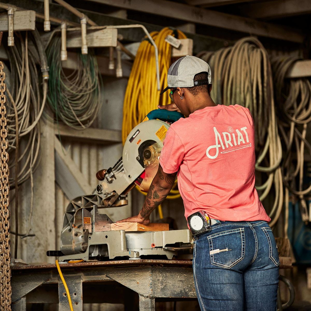 blast Ariat grafisk t-shirt för armeringsjärn teaberry kvinnor F04843083