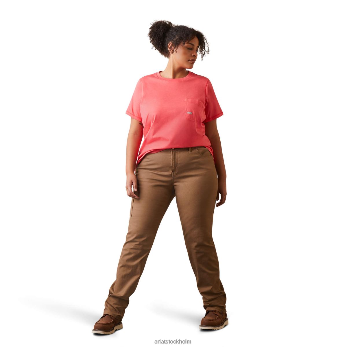 blast Ariat grafisk t-shirt för armeringsjärn teaberry kvinnor F04843083