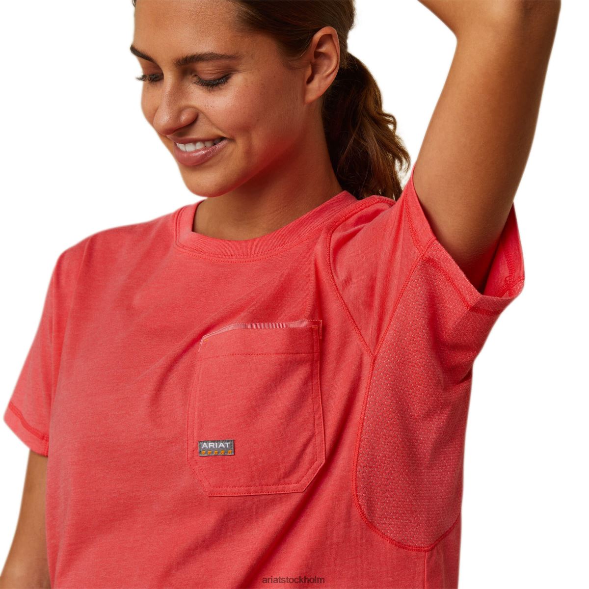 blast Ariat grafisk t-shirt för armeringsjärn teaberry kvinnor F04843083