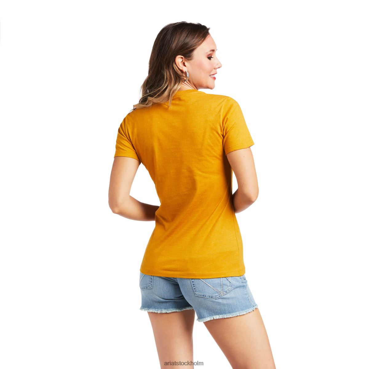 blast Ariat jordbruksmark t-shirt bockhornsljung kvinnor F04842936