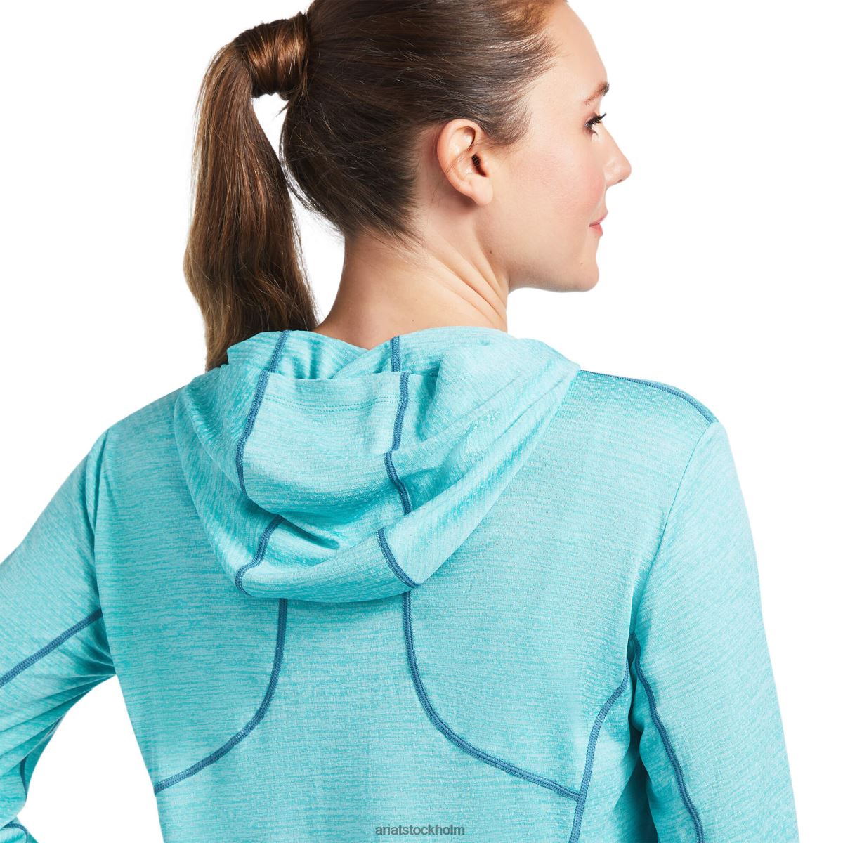 blast Ariat rebar evolution soltröja med luva ängsbäck kvinnor F04843215