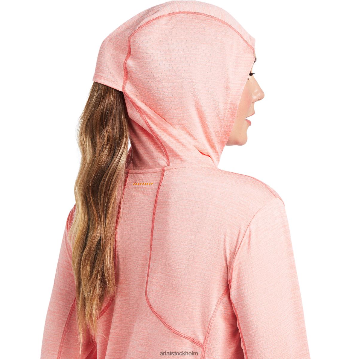 blast Ariat rebar evolution soltröja med luva sommar melon kvinnor F04843261