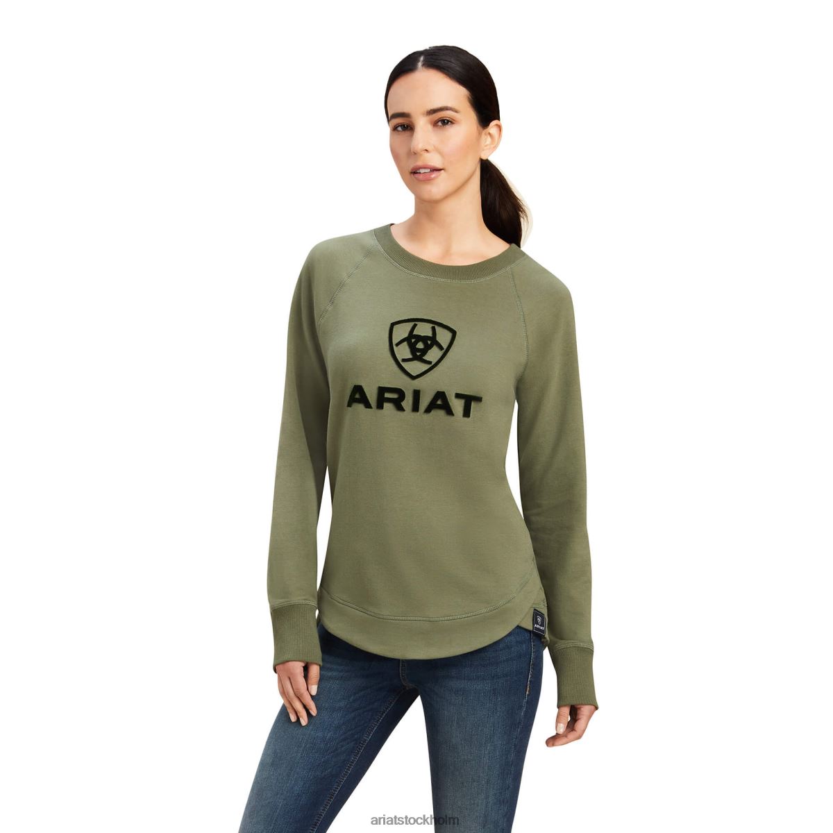 blast Ariat benicia sweatshirt fyrklöver kvinnor F04843318