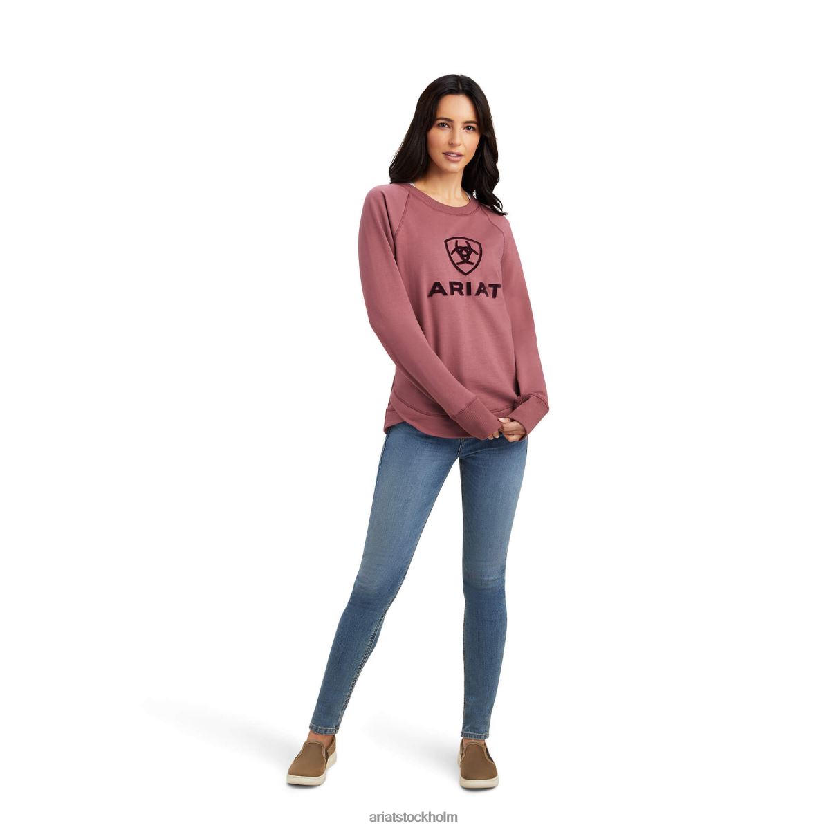 blast Ariat benicia sweatshirt vild ingefära kvinnor F04843323