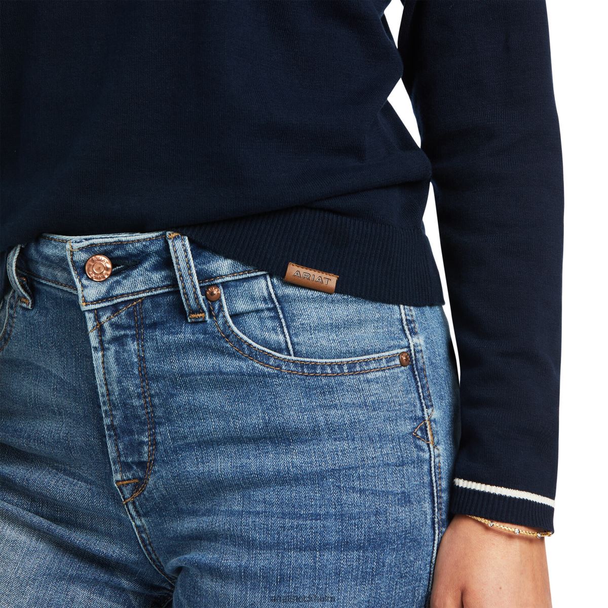 blast Ariat flortröja Marin kvinnor F04843338