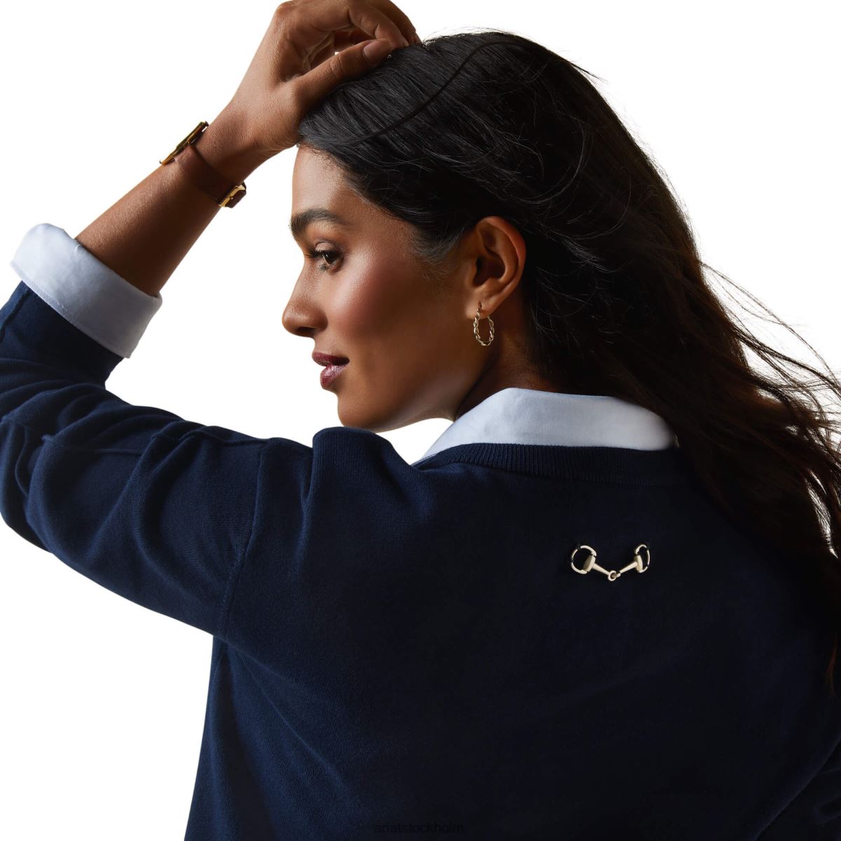 blast Ariat halvön tröja Marin kvinnor F04843333