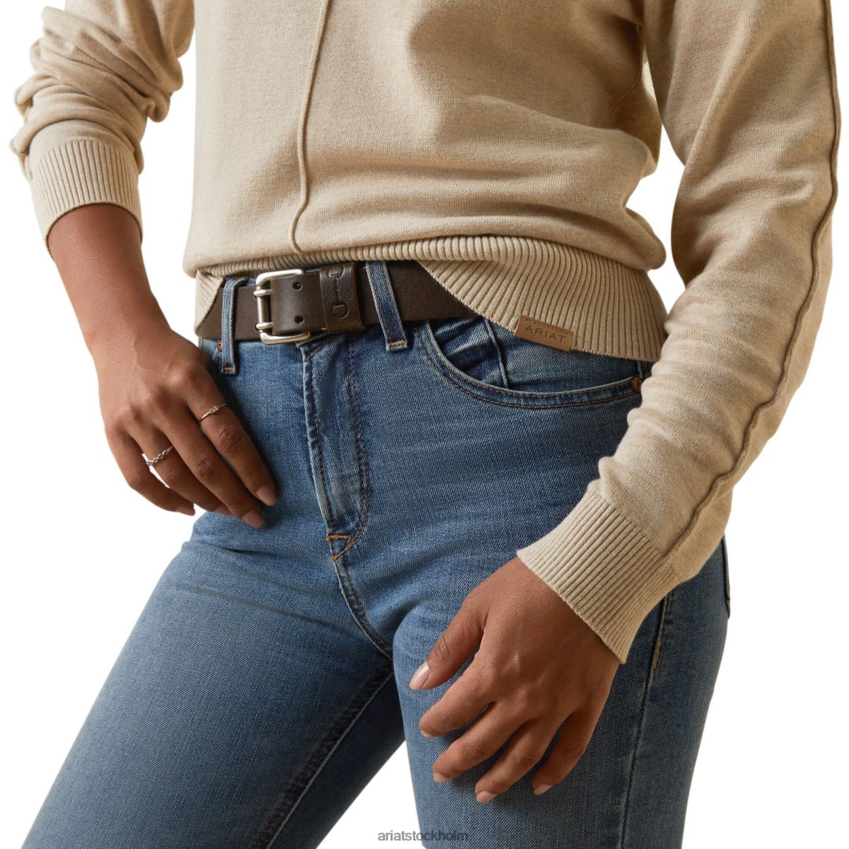 blast Ariat halvön tröja gröt kvinnor F04843354