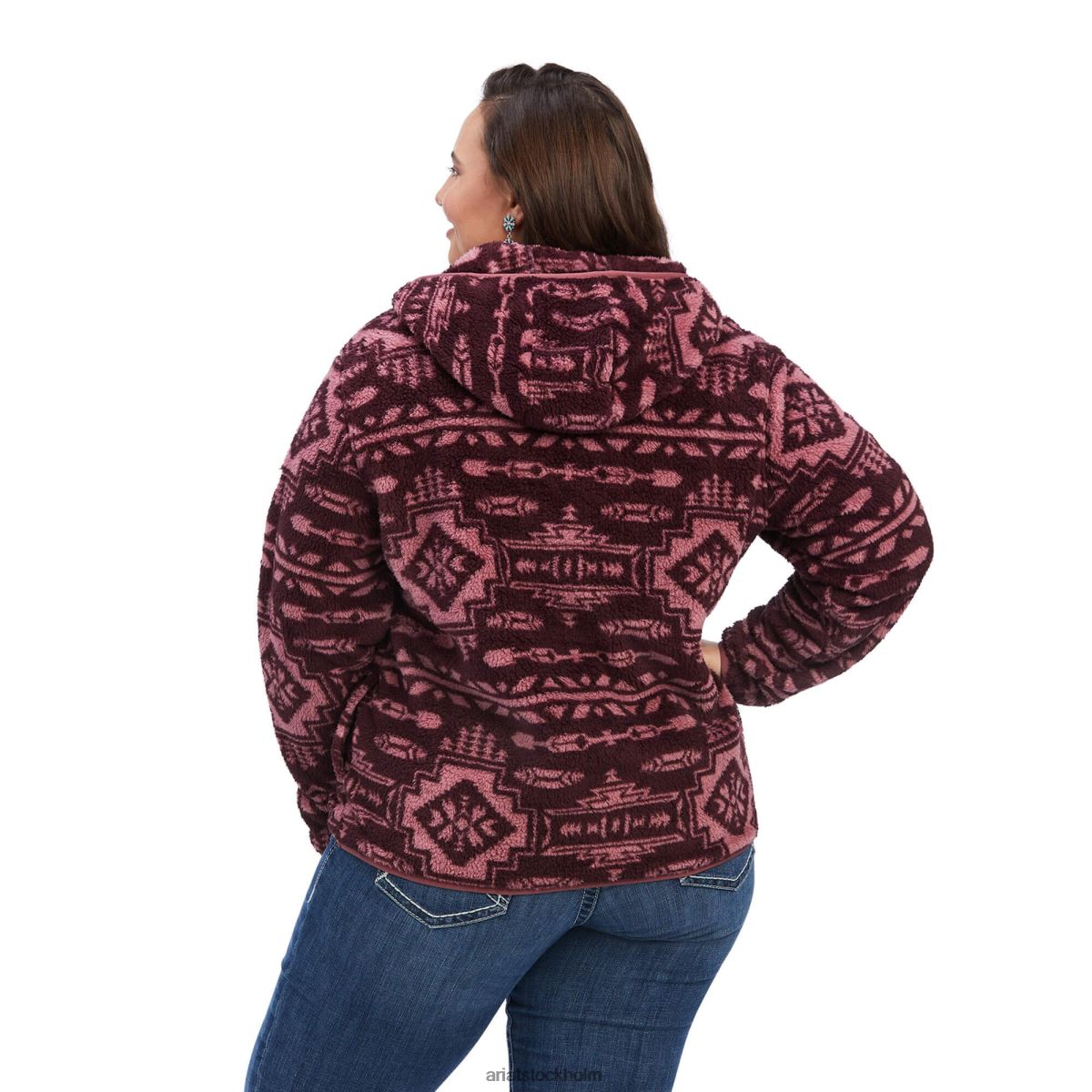 blast Ariat äkta berbertröja mullbärsbrun/nostalgiros kvinnor F04843400