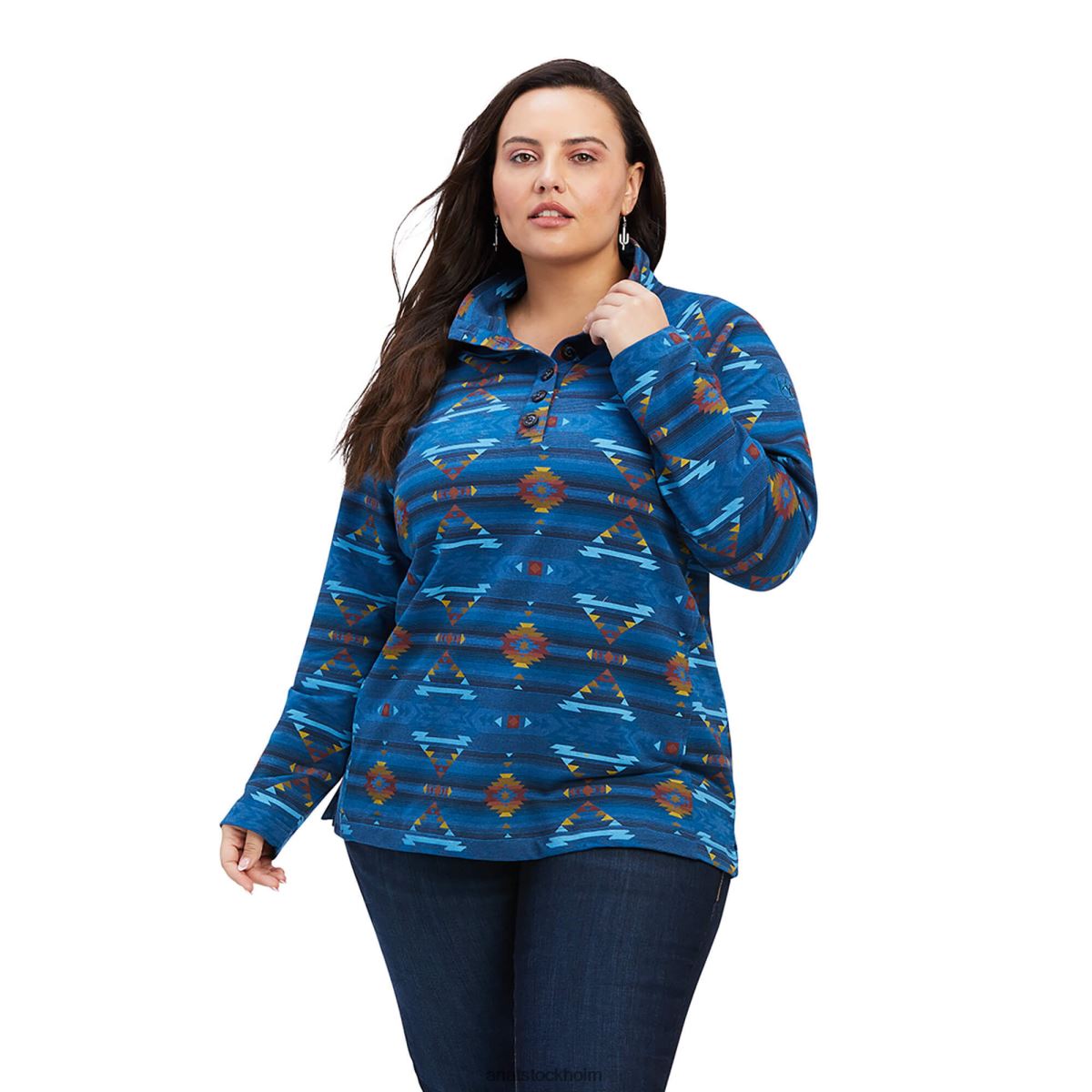 blast Ariat riktig komforttröja enbärstryck kvinnor F04843341