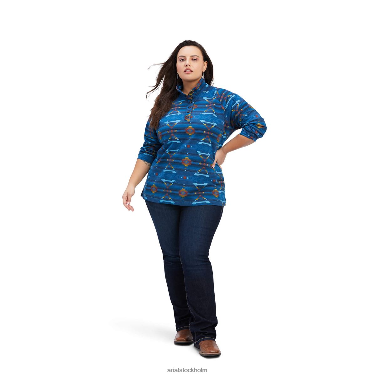 blast Ariat riktig komforttröja enbärstryck kvinnor F04843341