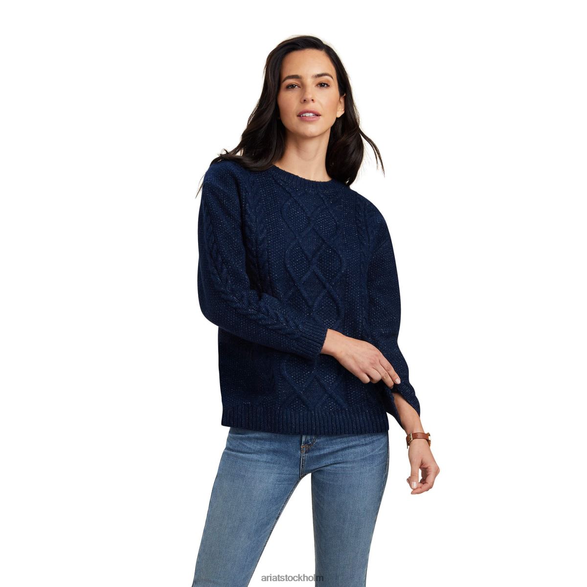 blast Ariat vinterkvartströja Marin kvinnor F04843362