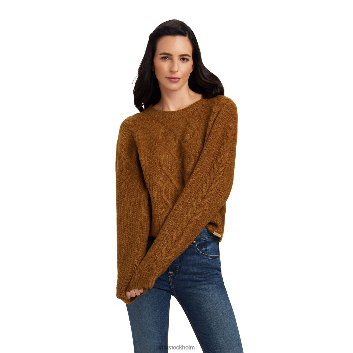 blast Ariat vinterkvartströja kastanj kvinnor F04843361