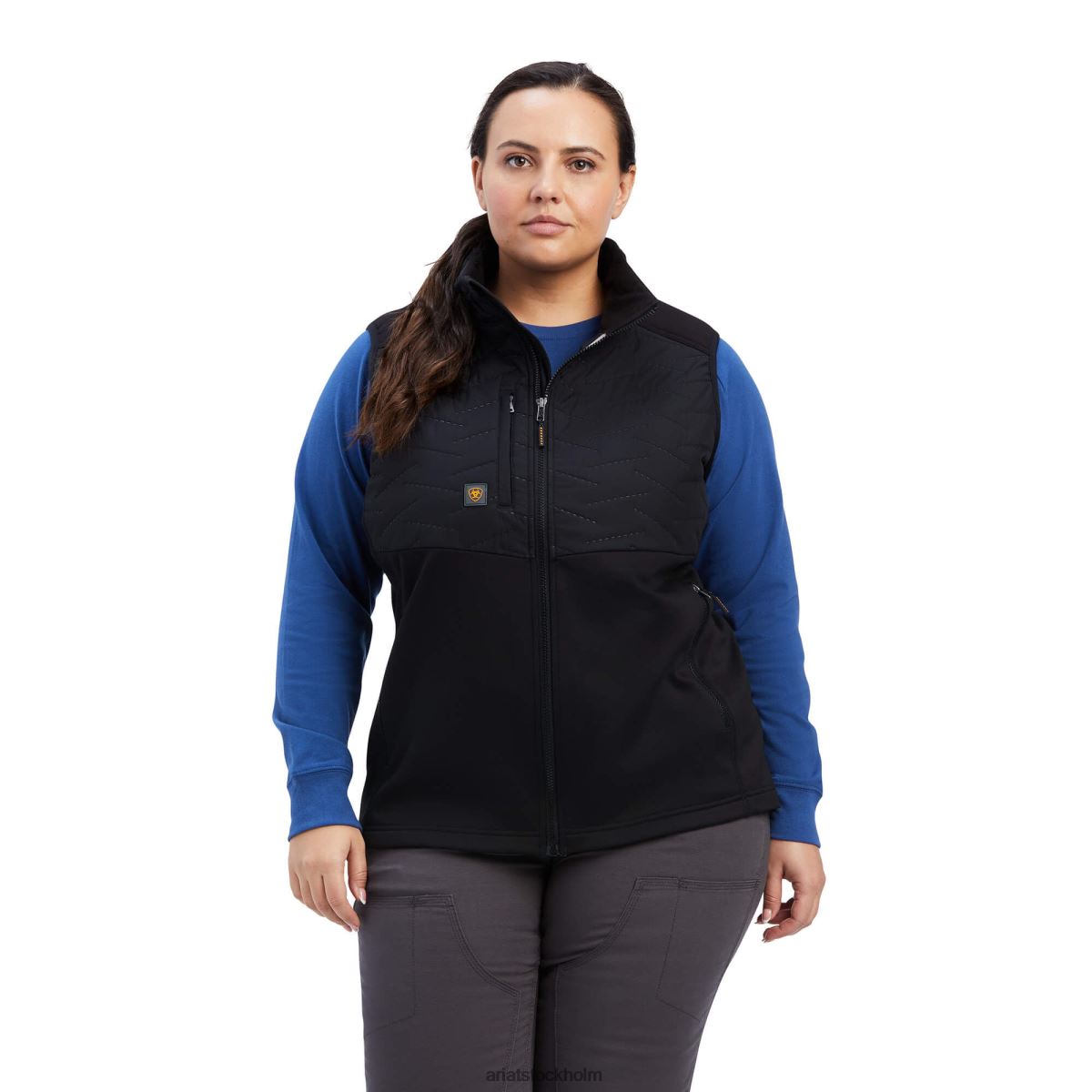 blast Ariat armeringsjärn cloud 9 väst svart kvinnor F04843626