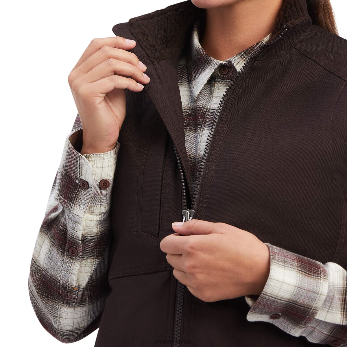 blast Ariat armeringsjärn duracanvas isolerad väst mol kvinnor F04843607