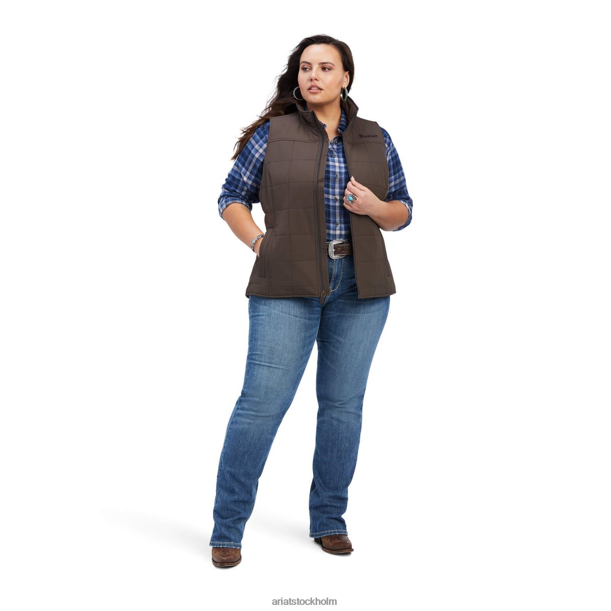 blast Ariat crius isolerad väst banyan bark kvinnor F04843545