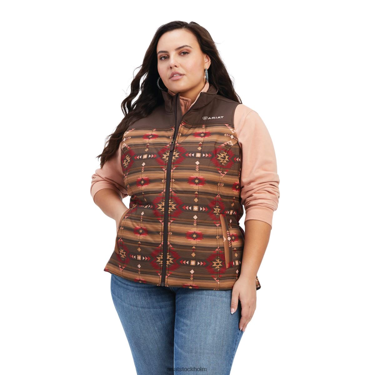 blast Ariat crius isolerad väst canyonlands tryck kvinnor F04843543