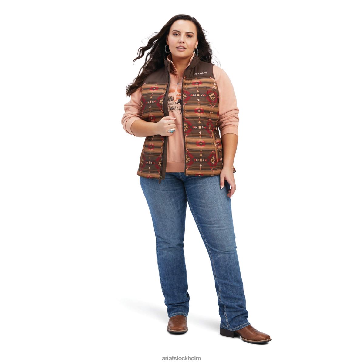 blast Ariat crius isolerad väst canyonlands tryck kvinnor F04843543