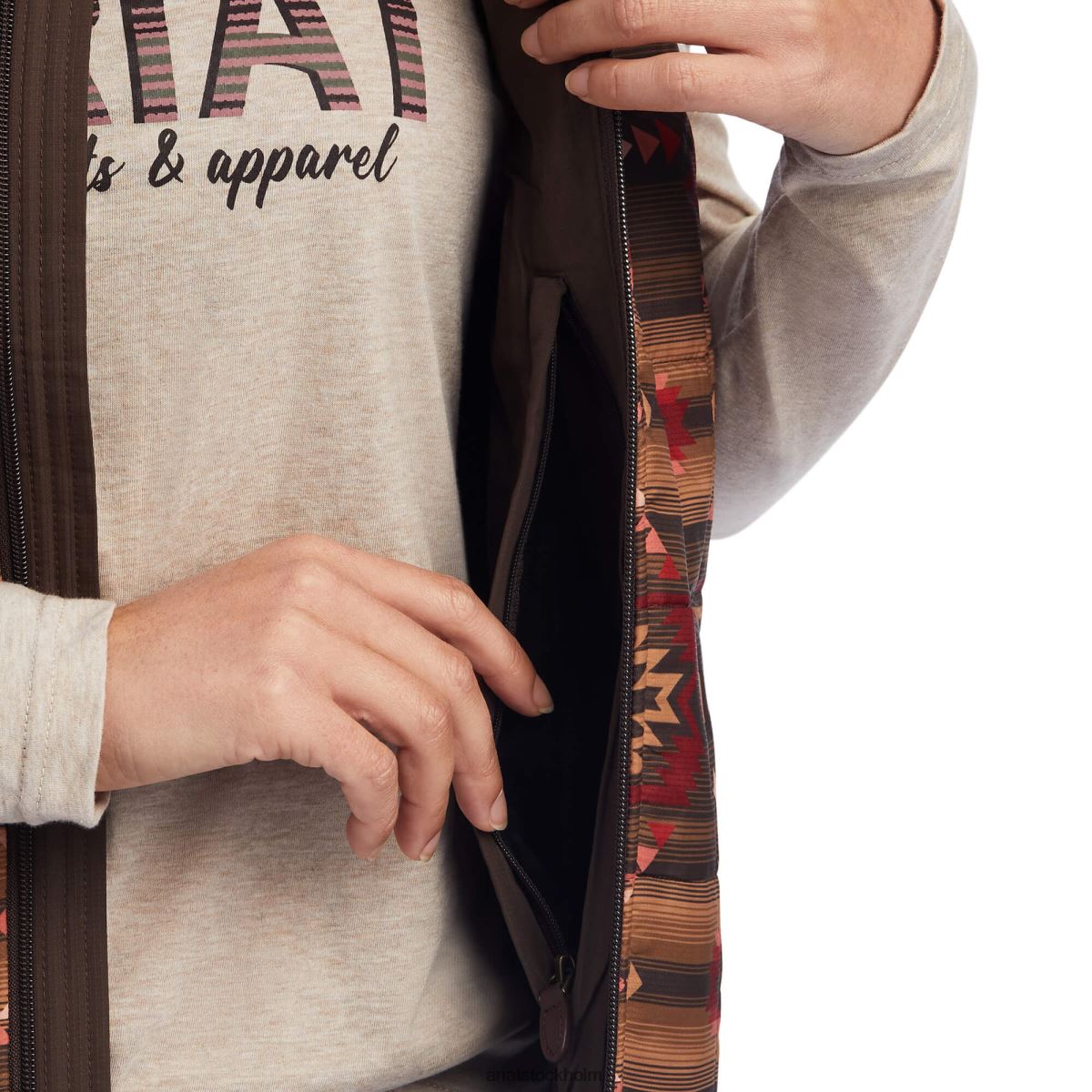 blast Ariat crius isolerad väst canyonlands tryck kvinnor F04843543