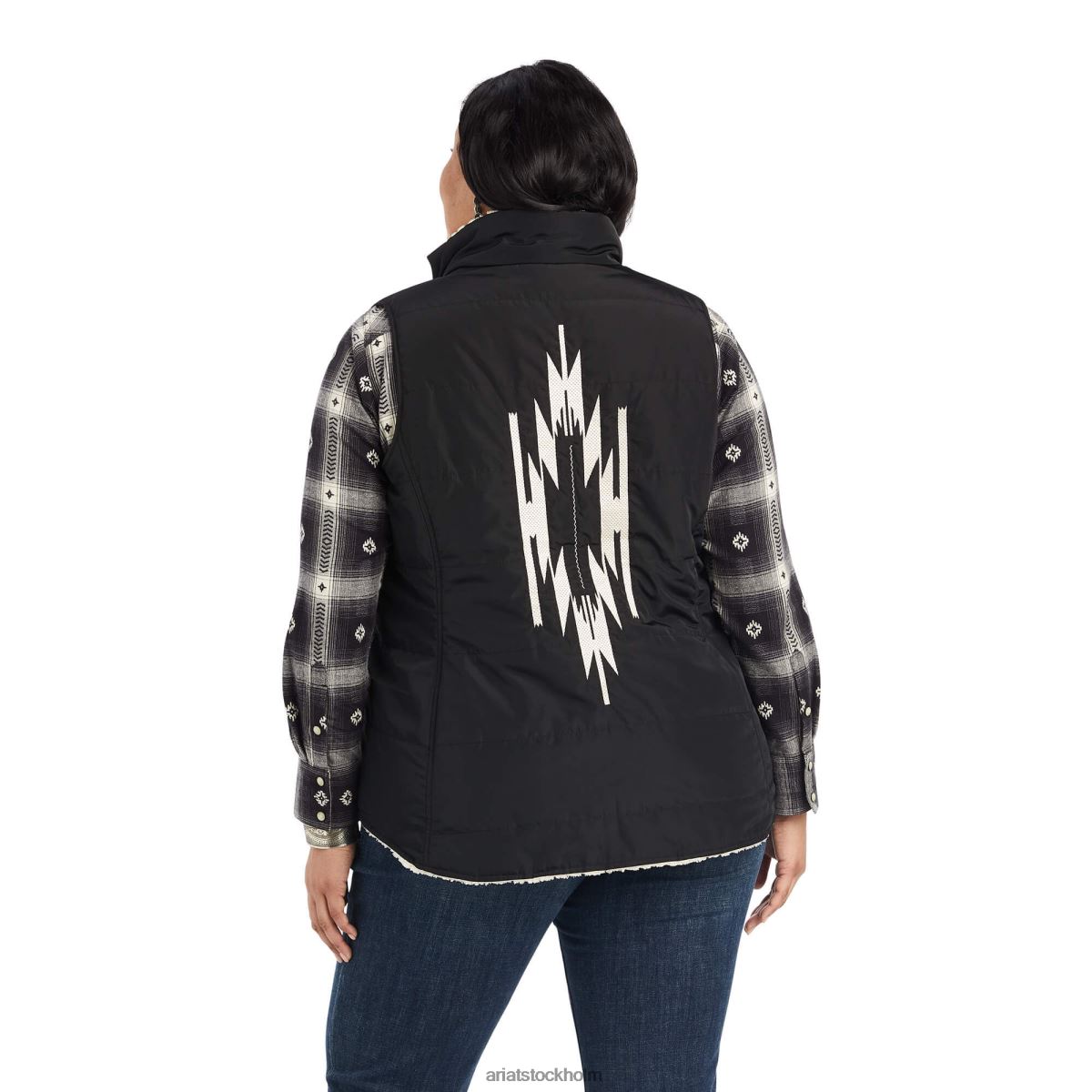 blast Ariat dilon chimayo väst svart kvinnor F04843486