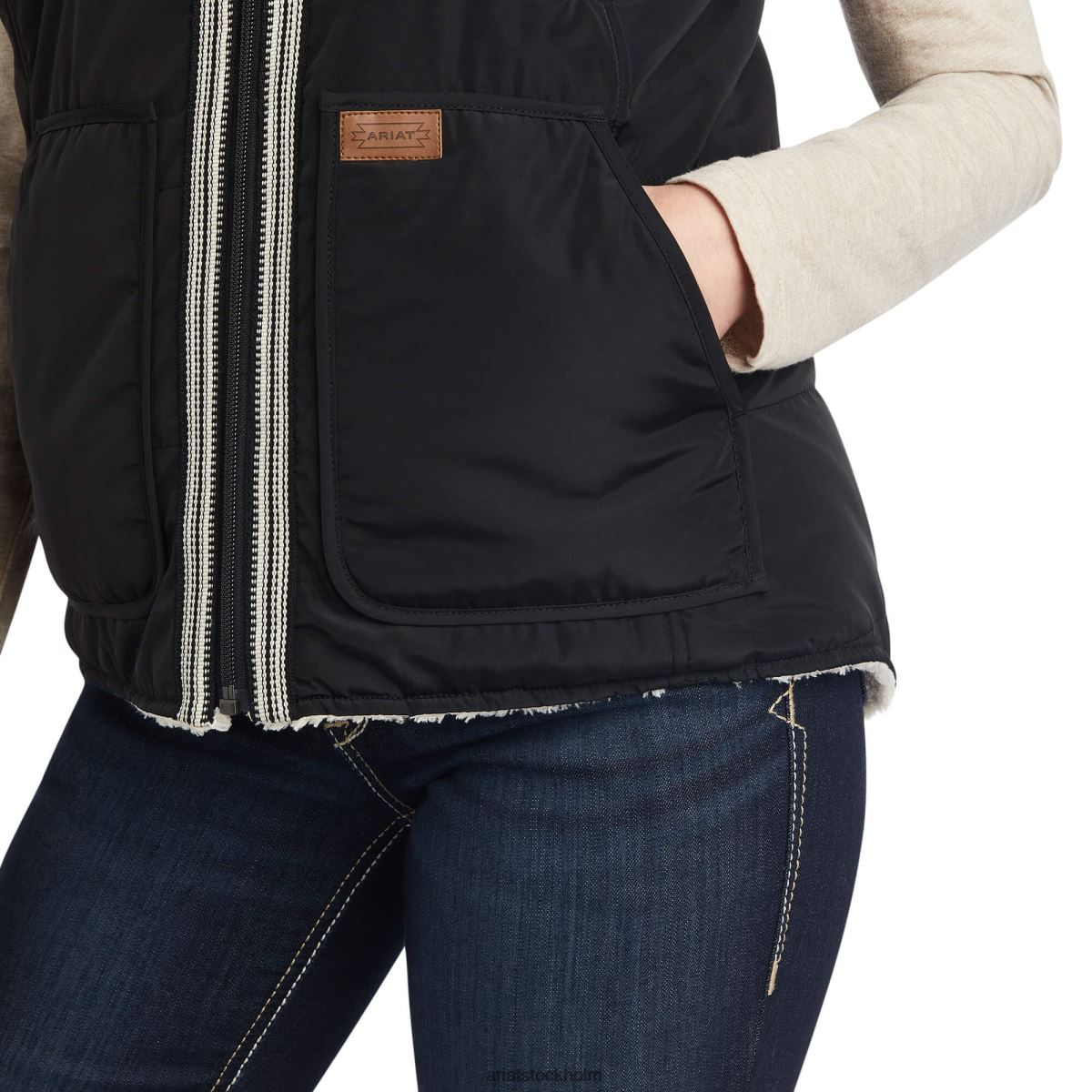 blast Ariat dilon chimayo väst svart kvinnor F04843486