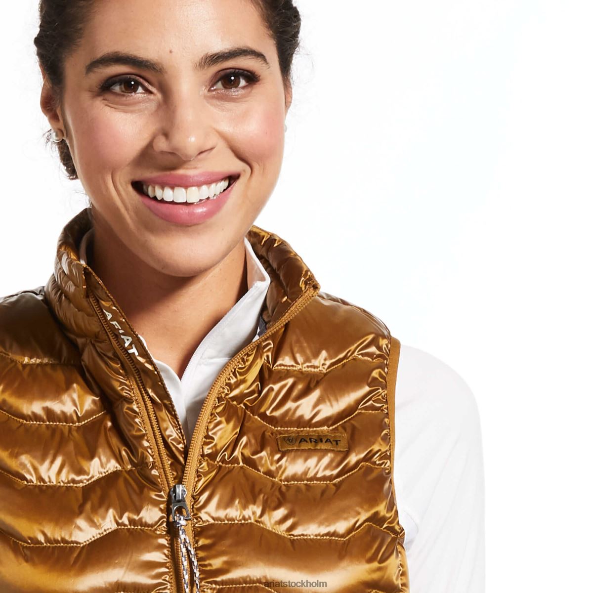 blast Ariat idealisk 3.0 dunväst bronsbrun kvinnor F04843620
