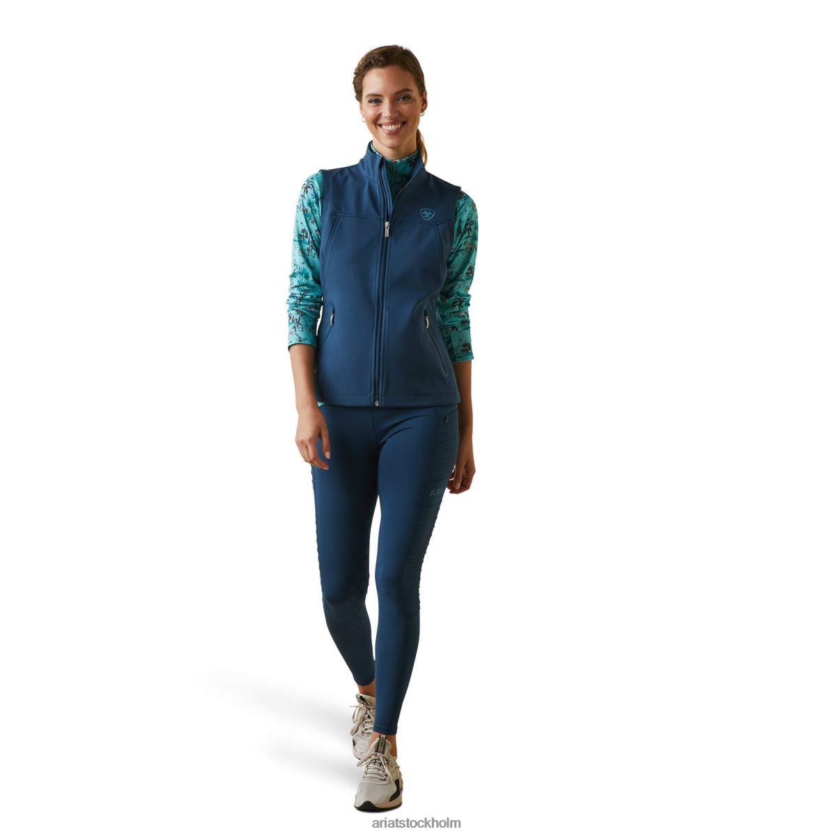 blast Ariat ny team softshellväst djup petroleum kvinnor F04843546