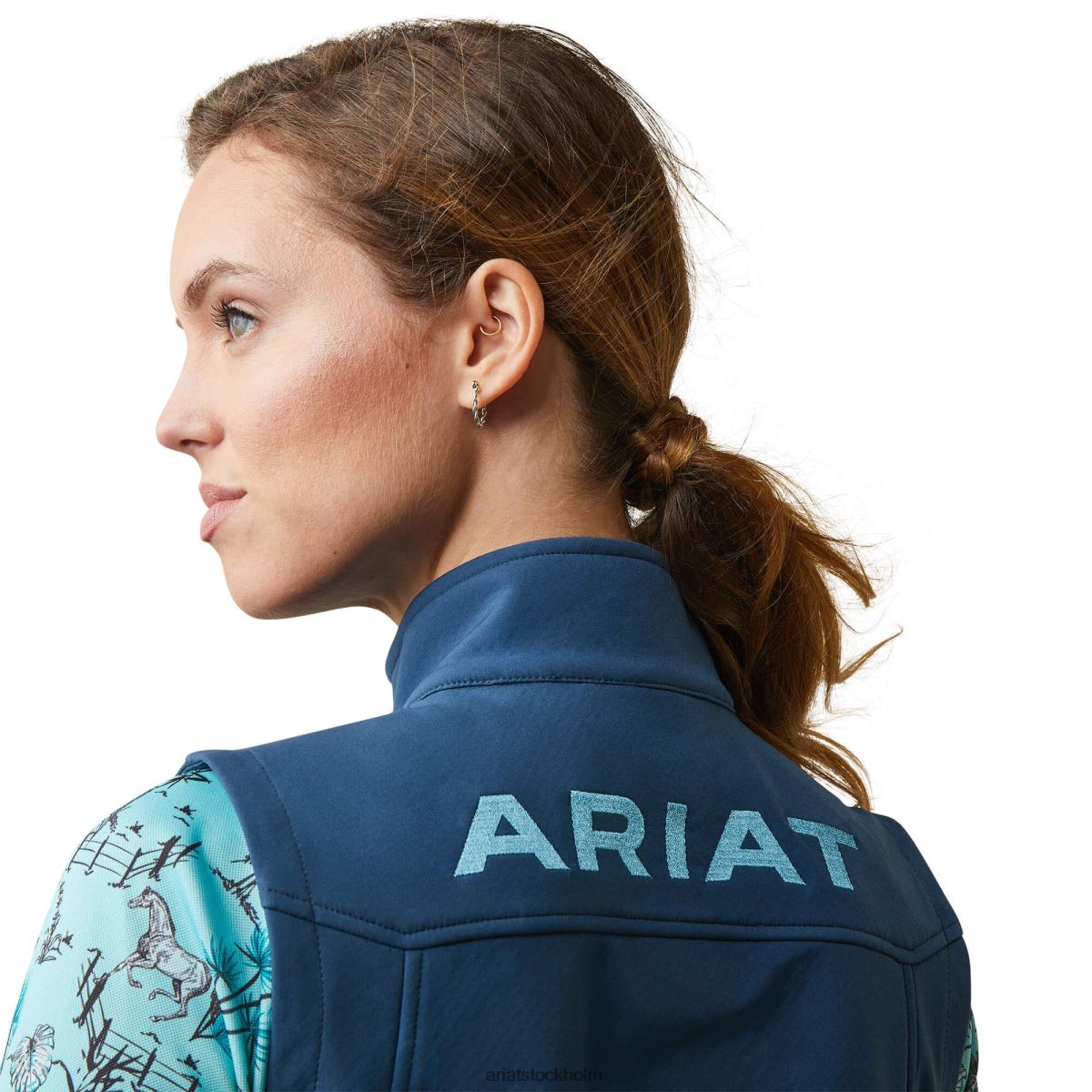 blast Ariat ny team softshellväst djup petroleum kvinnor F04843546