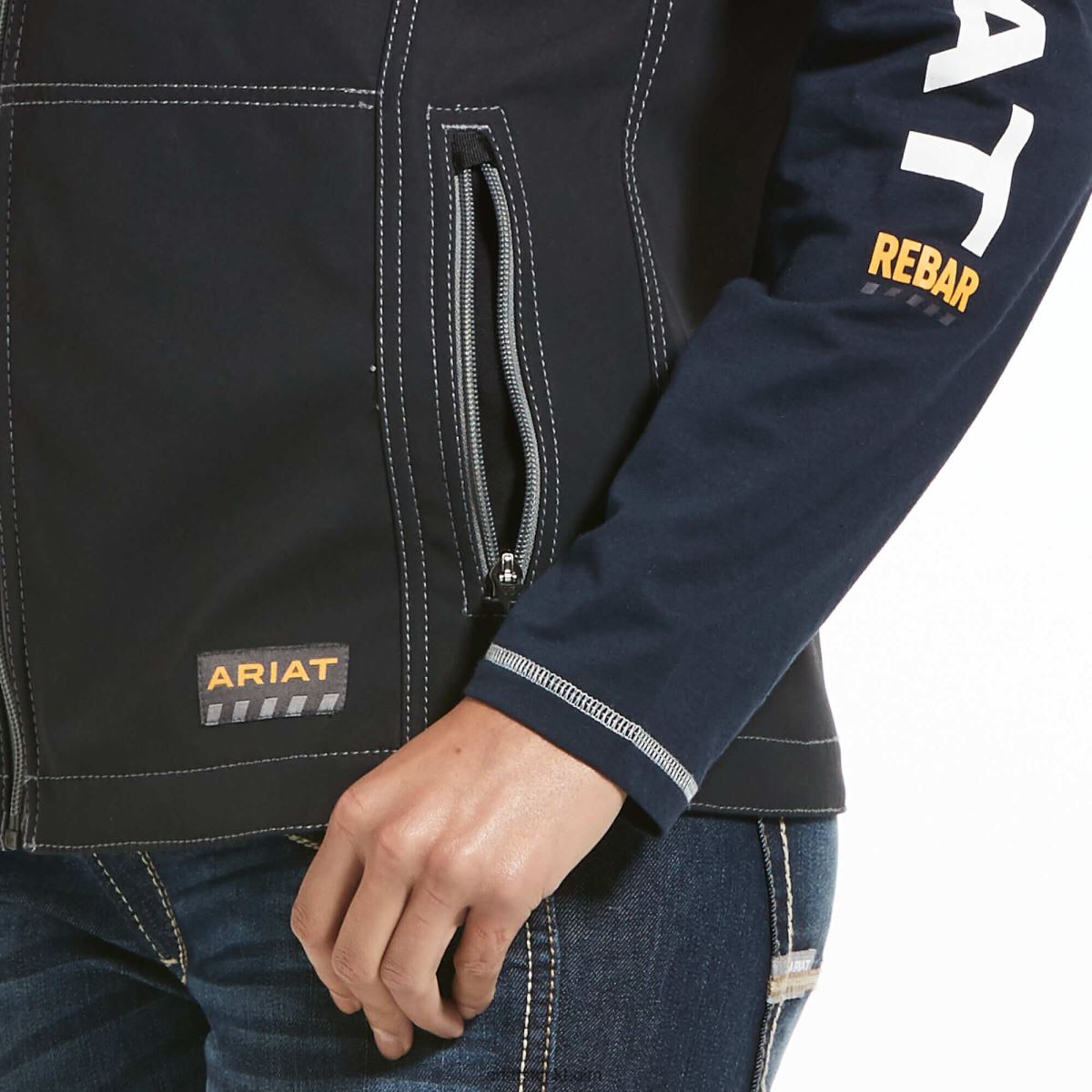 blast Ariat softshellväst i stretchcanvas i armeringsjärn svart kvinnor F04843577