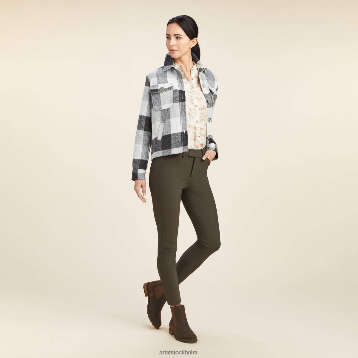 bottnar Ariat märgbyxa jorden kvinnor F04842655