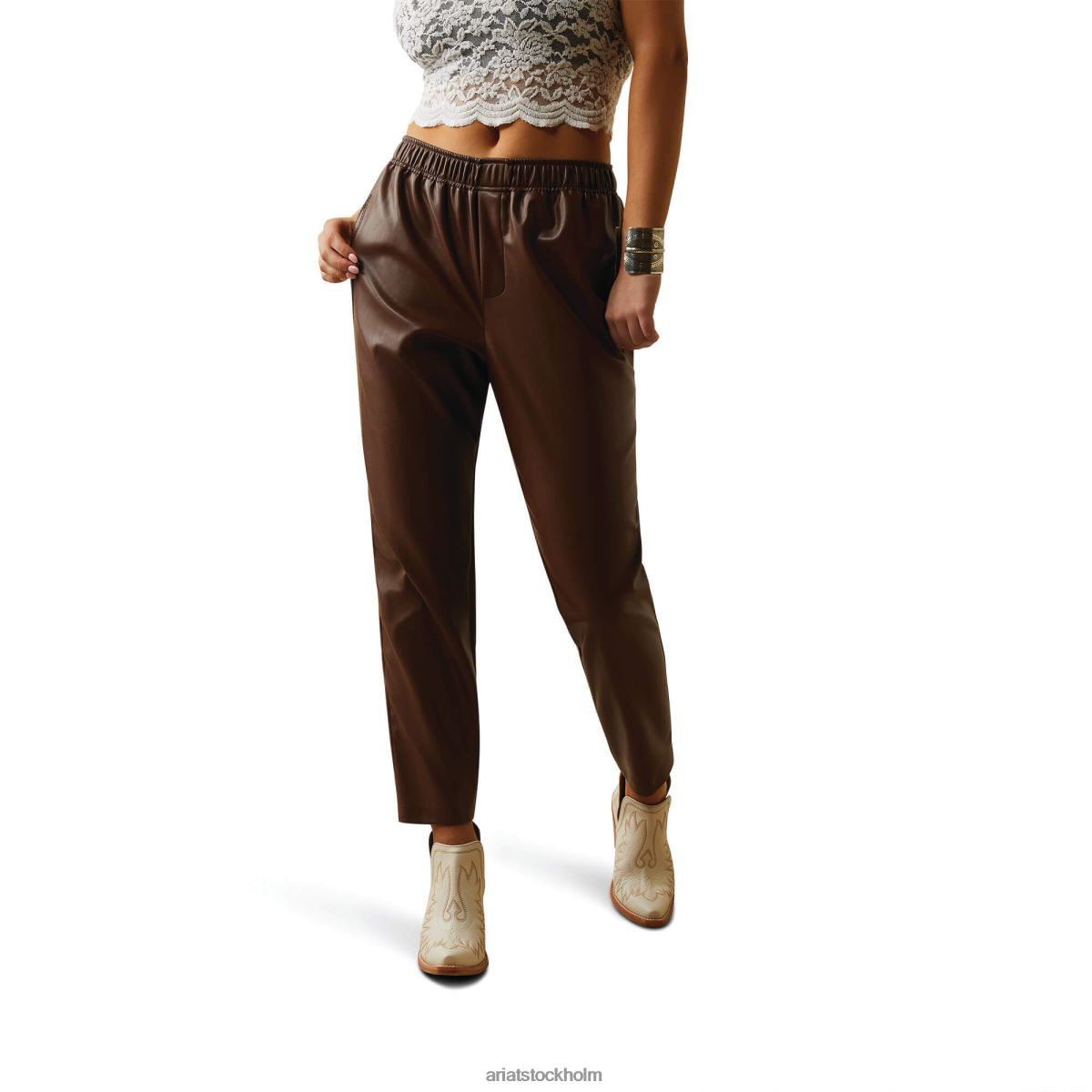 bottnar Ariat småstad joggingbyxa fondue fudge kvinnor F04842657