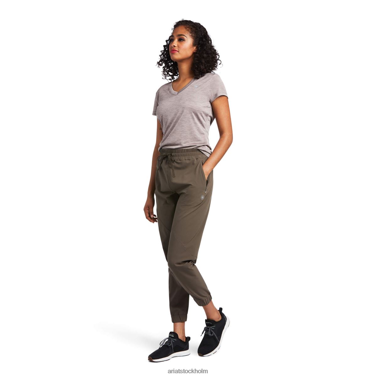 bottnar Ariat tek jogger träningsbyxor banyan bark kvinnor F04842704