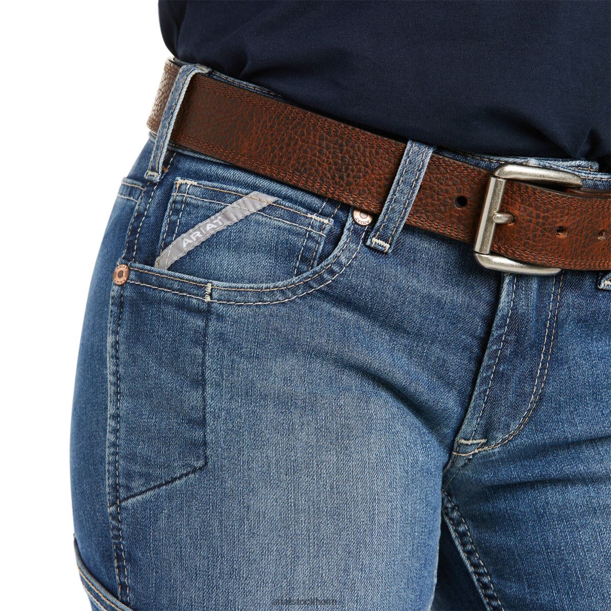 bottnar Ariat armeringsjärn durastretch raven boot cut jean sofia kvinnor F04842517