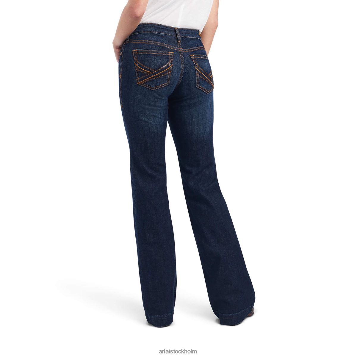 bottnar Ariat byxa lexie jeans med vida ben skojare kvinnor F04842567