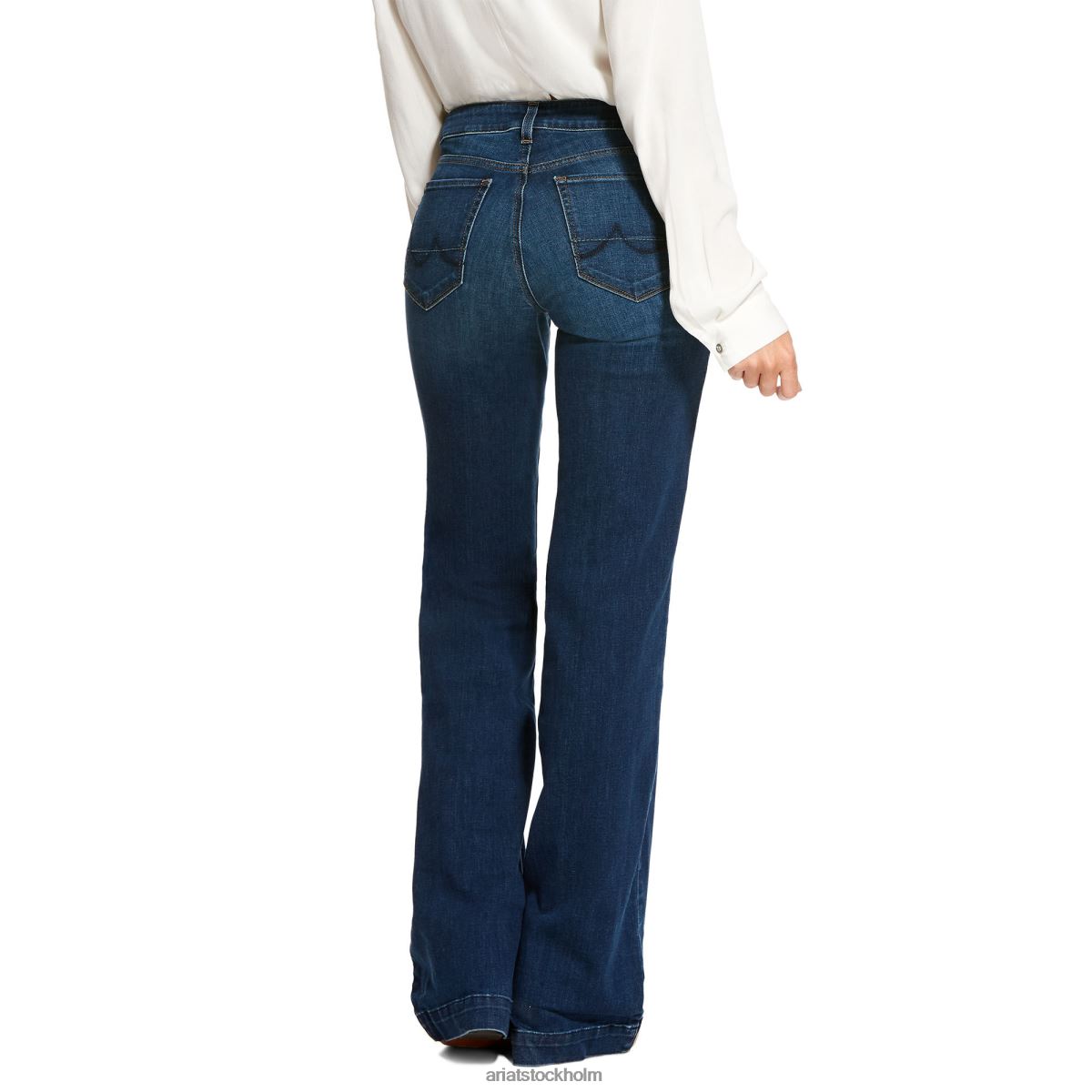 bottnar Ariat byxa mid rise stretch jeans från Kelsea vid ben joanna kvinnor F04842563