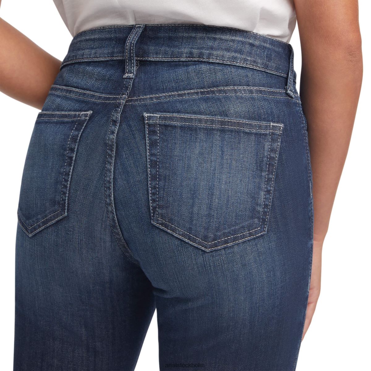 bottnar Ariat jeans med hög höjd extrem flare chimayo kvinnor F04842544